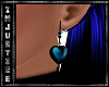 [I] Blue Heart Earrings