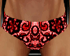 Red Lace Rave Speedo