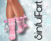 S♥ Xmas Pink Socks