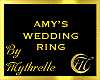 AMY'S WEDDING RING
