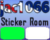 (1066) Sticker Room G/W