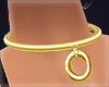 24k Gold Ring Collar