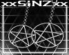 X PENTAGRAM EARRINGS X