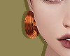 Orange Barra Earrings