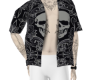 Skull Open Shirt