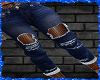 Destressed Blue Jeans★