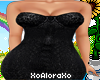 (A) Black Sparkle Dress