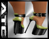 Lime Green Faris Heels