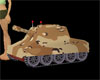 camoflage tank