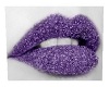 Sweet Purple Lips Poster