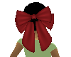 Red Christmas hair bow