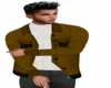 (EB)Brown Vest&OffWhite