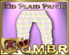 QMBR Kid Plaid Pants
