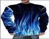 Blue Flames Winter Shirt