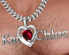 Kai&Chloe Silver Heart R