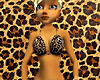! Leopard bikini top