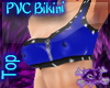 PVC Bikini Blue Top