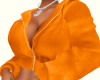 Velour Orange Sweater