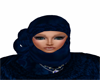 Scribe dk blue headscarf