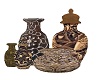 Ornate Brass Vases