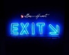 Blue Glow Exit