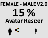 Avatar scaler 15% V2.0