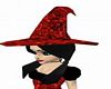 Red & Black Witches Hat
