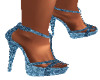 BL Blue Sparkle Heels