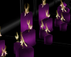 *Purple Big Row Candles