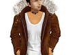 Brown Jacket W/Fur