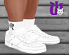 Tennis Shoes Socks white