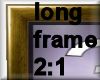 Gold cushion frame 2:1