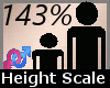 Height Scale 143% F