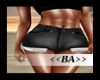 ;ba;black QH shorts