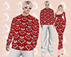 L: Red Heart Sweater