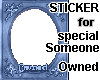 StickerFrame2 Blue Owned