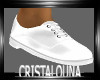 White flat shoes