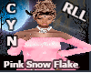 RLL Pink Snow Flakes