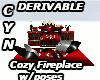 Dev Fireplace w/Poses