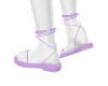 Purple easter sandals