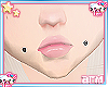 ♡ cheek piercing