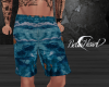 Tropical Shorts -Dk. Blu