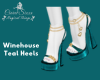 Winehouse Teal Heels