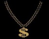 $ sign necklace