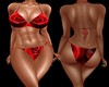 BIKINI FLOWER RED LLT E