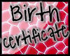 Ecorsha Birth Certificat