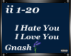 I Hate U,I love U-Gnash