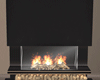 ! LOVE Black Fireplace