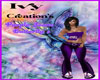 Purple Jeans Butterfly