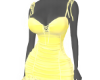 AS Yellow Ruched Dress